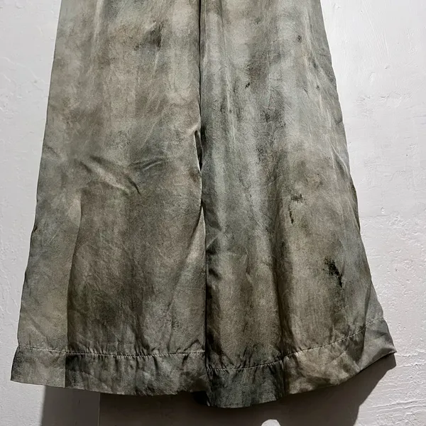 Aritzia Wilfred Aries Pants High Waisted Wide Leg Icy Sage Frost Size XS - Image 3