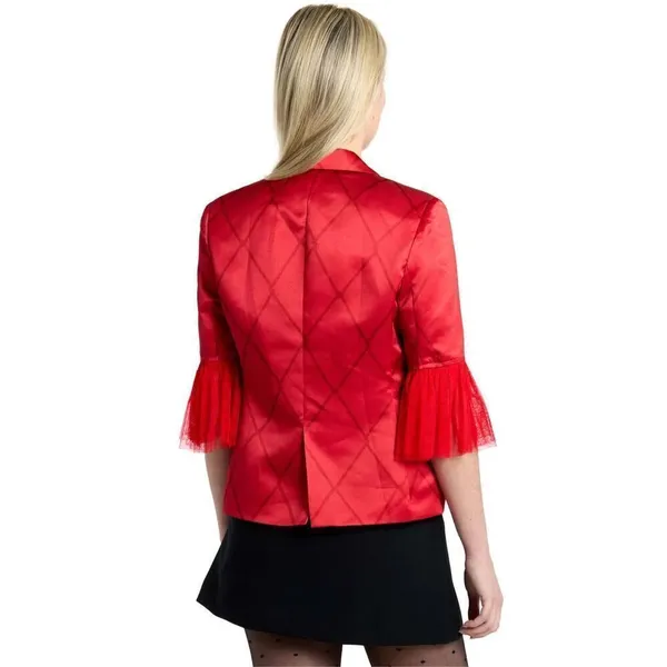 HARLEY QUINN Blazer DC Suitmeister Size XL Red Jacket Halloween‎ Costume NWT New - Image 3