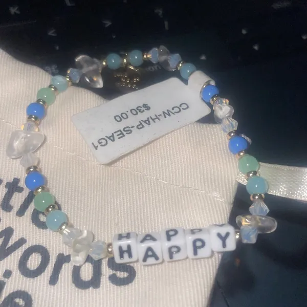 Little Words Project Beaded Bracelets Set Blue - Image 9