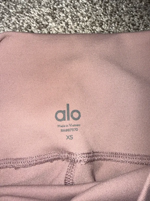 Alo Yoga High-Waist Airbrush Legging Smoky Quartz XS - Image 4