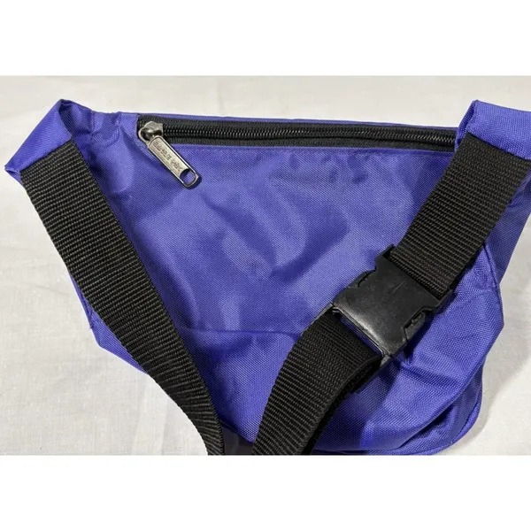 Vintage Golden Nugget Laughlin Jazz‎ Festival Fanny Pack Purple Nylon Waist Bag - Image 3