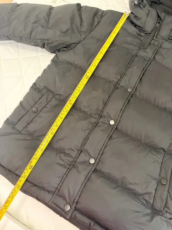 Quince Black Hooded Puffer Jacket Women’s S Quilted Winter Coat Outdoor Travel Gorpcore - Image 7