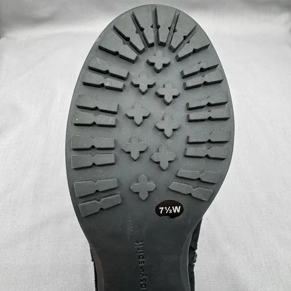 NWT Easy Spirit Segazer Women's Zip Up Short Boot Black Suede US 7.5 Wide - Image 8