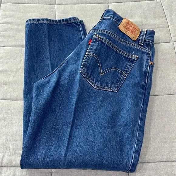 Levi’s Y2K Classic Relaxed Tapered Leg 550 Jeans Sz 12 MIS S - Image 2