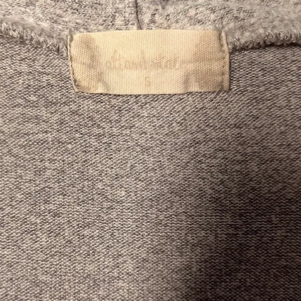 Womens Gray Knit Cardigan Open Front Long‎ Sleeve Casual Lightweight - Image 2