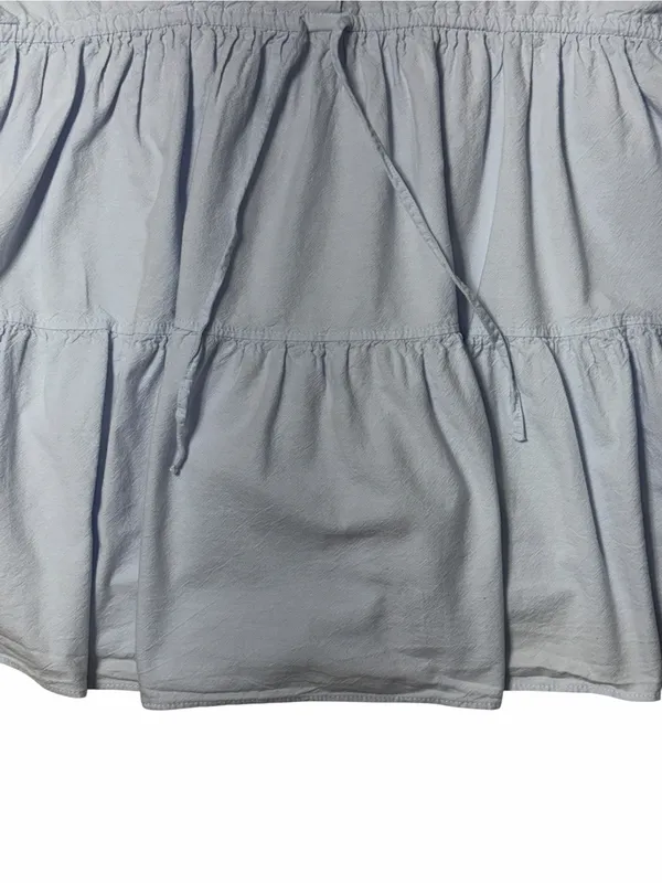 Zara Light Blue Short Sleeve Mini Dress / Long Tunic Womens XS - Image 7
