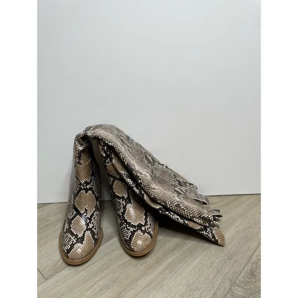 MIIM | Women’s‎ Tan Snakeskin Over-The-Knee Tall Boots -Size 6 $145 - Image 4