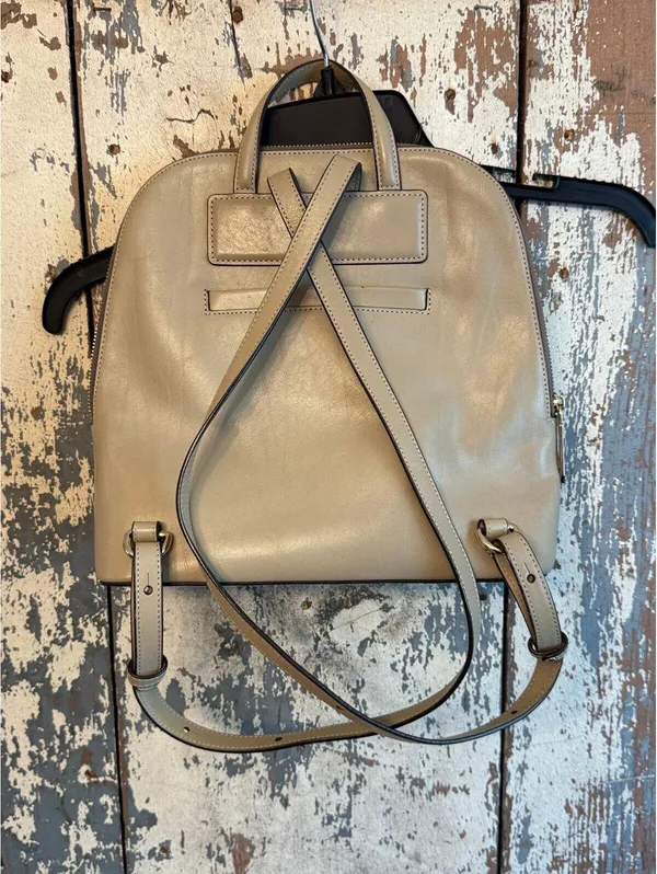 Brahmin Felicity Sand Topsail Backpack Smooth Leather Quiet Luxury bag purse - Image 6