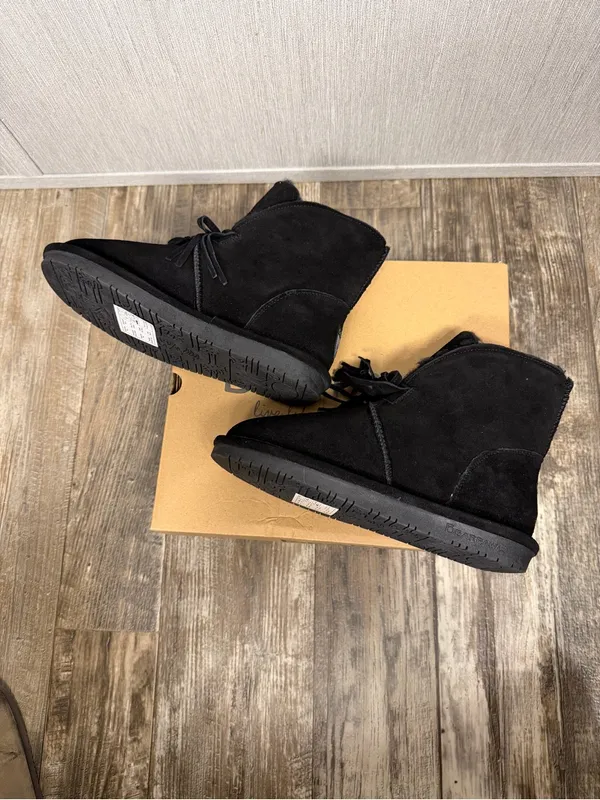 BearPaw Black Suede Tassel Ankle Boot Size 7 - Image 9