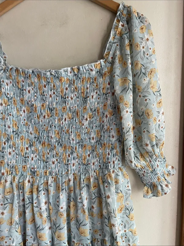 Baltic Born Azlyn Smocked Floral Short Dress - Image 5