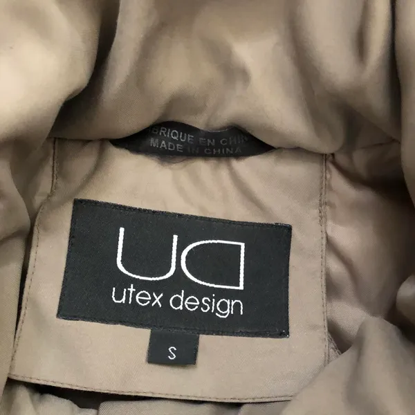 Vintage Utex Design UD Khaki Brown Jacket Coat Down Oversize Puffer Coat Women S Measurement in pics - Image 3