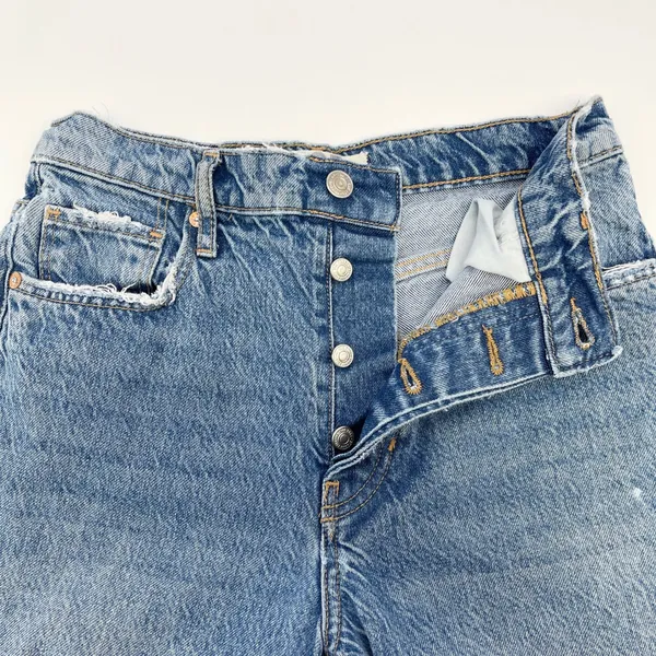 We The Free Womens Jeans Size 25 Tapered Baggy Boyfriend Distressed Grunge Indie - Image 7