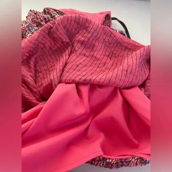 Revolve X by NBD Cocktail Pink‎ Sequin Dress GUC! Size Medium HTF! 0211 - Image 15