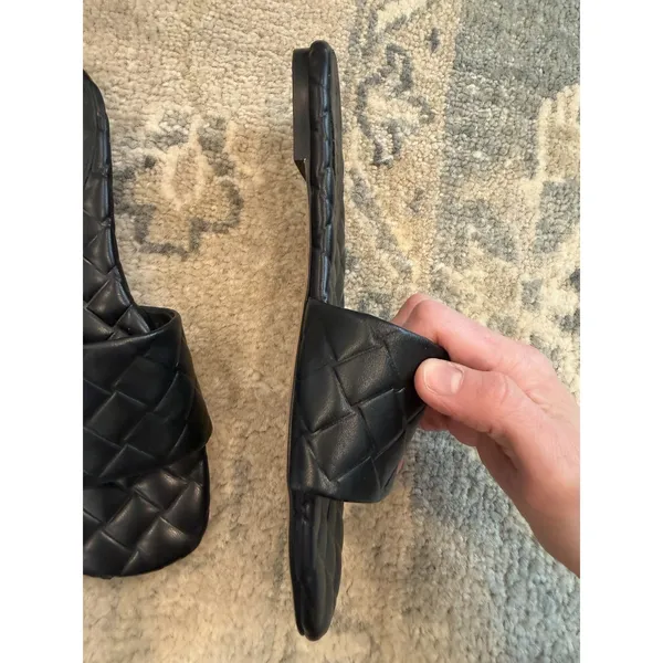 BOTTEGA VENETA Flat Sandal Black Sz 38 US Sz 8 $890 - Image 10