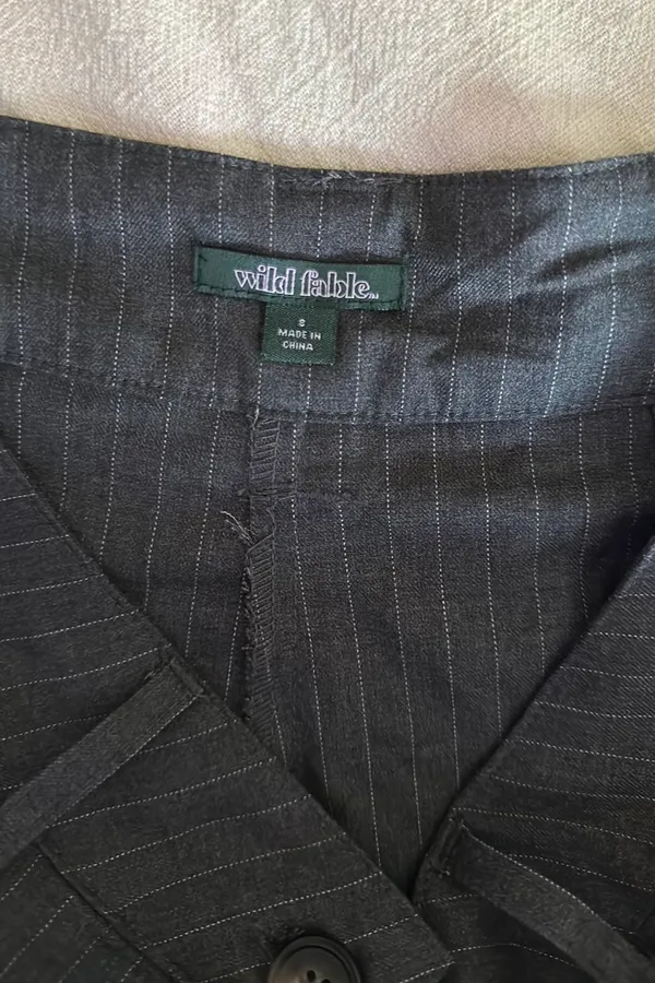 Wild Fable Trousers Gray Striped 8 - Image 2