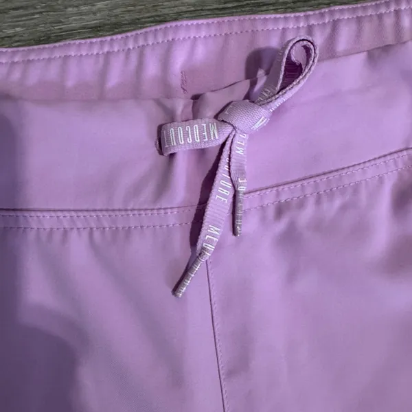 MEDCOUTURE‎ Insight Womens Jogger Scrub Pants Lilac Cargo Pockets Drawstring XL - Image 3