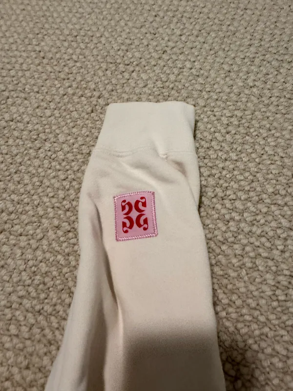 Glossier hoodie embroidered White - Image 3