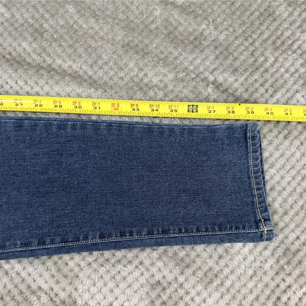 Seven7 Skinny Jeans 12 Dark Wash Blue High Rise Everyday Stretch Denim Pockets - Image 6