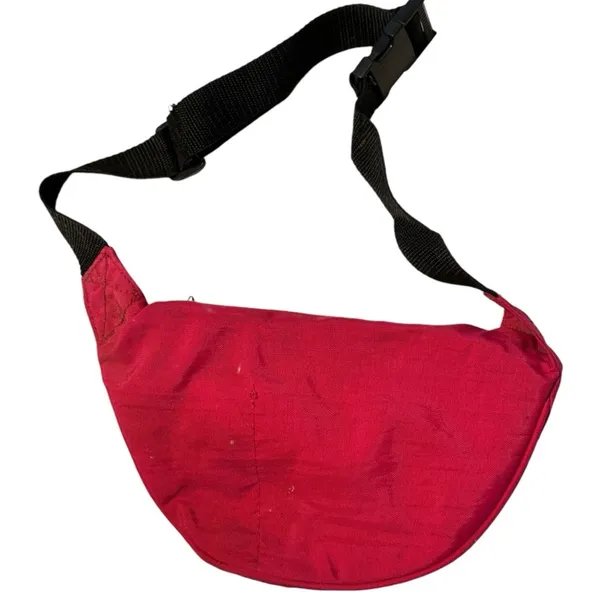 Vintage Sasson Sport Gear Red‎ Waist Bag - Image 4