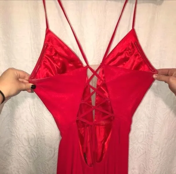 Faviana Red Prom Dress - Image 8