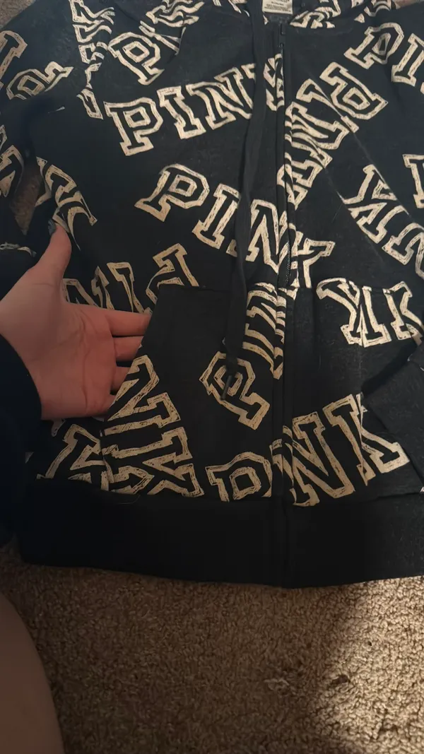 PINK Victoria's Secret Hoodie Zip-Up - Image 2