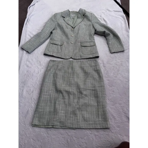Amanda Smith Size 14 twill skirt suit set - Image 3