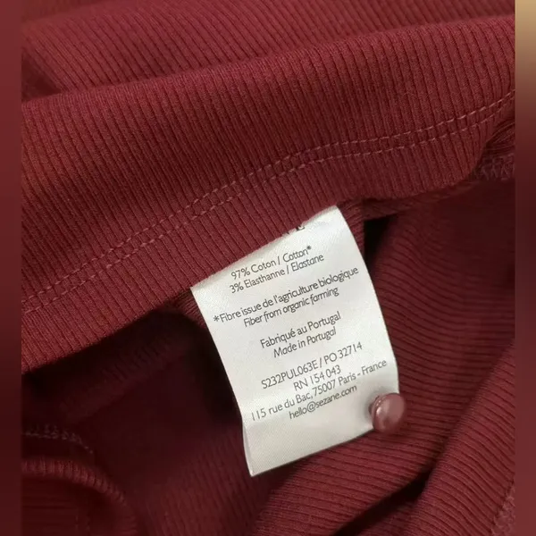 Sézane FELIX JUMPER in Red S - Image 6
