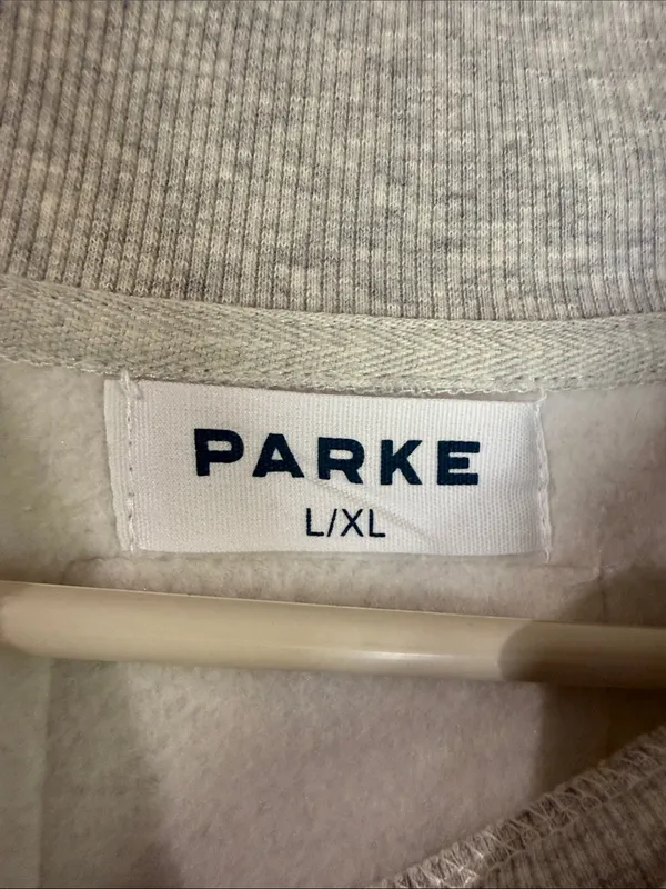 PARKE x Stoney Clover Lane Gray Gingham Sweatshirt L/XL - Image 2