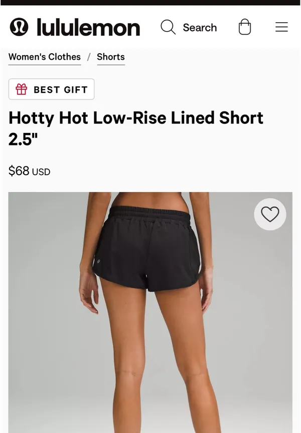 Lululemon Hotty Hot Shorts 2.5" Low-Rise - Image 2