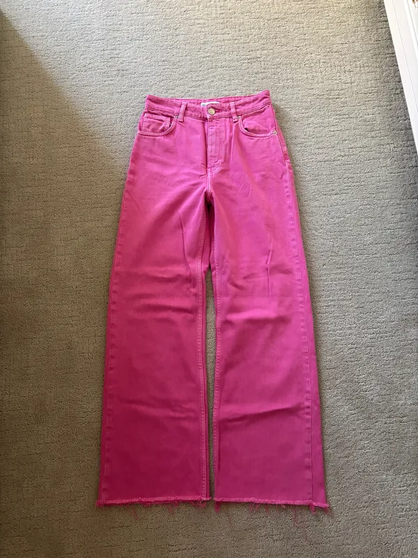 zara pink jeans  - Image 4