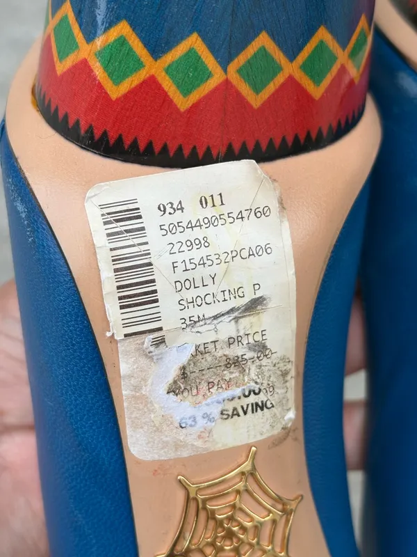 Charlotte Olympia Dolly Maraca leather platform pumps size 35 - Image 17