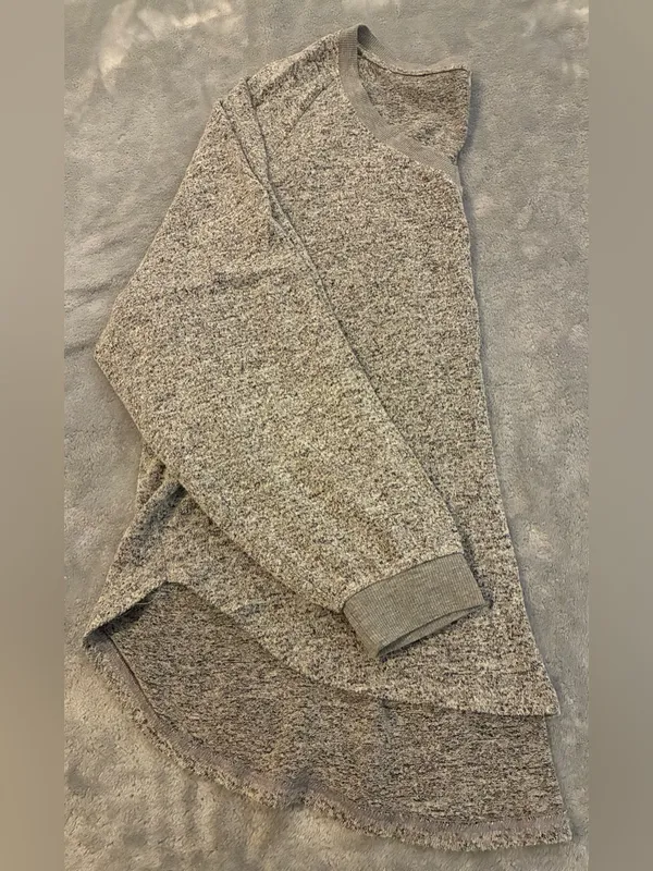 Women’s Cato Brand Soft V-Neck Long Sleeve Tunic - Gray Size X-LARGE - Image 8