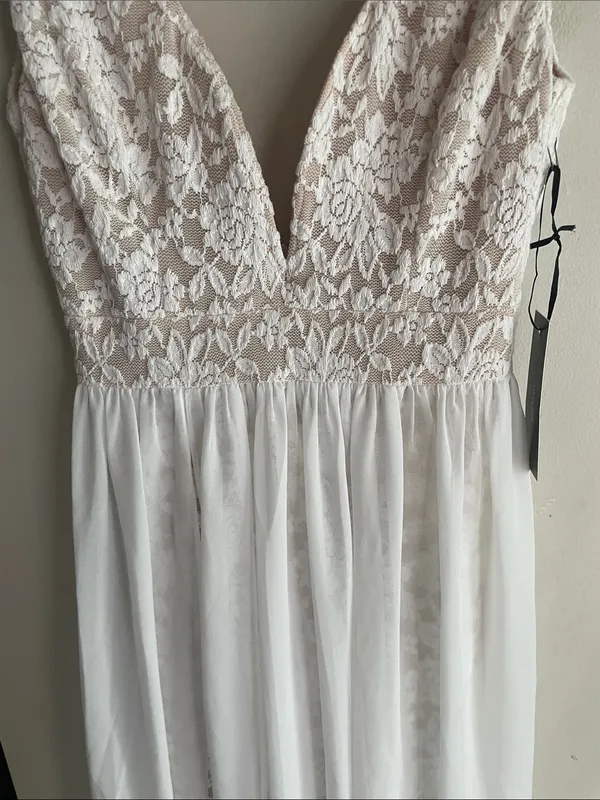 Lulus Make Way for Wonderful Off White Lace Maxi Dress - Image 8