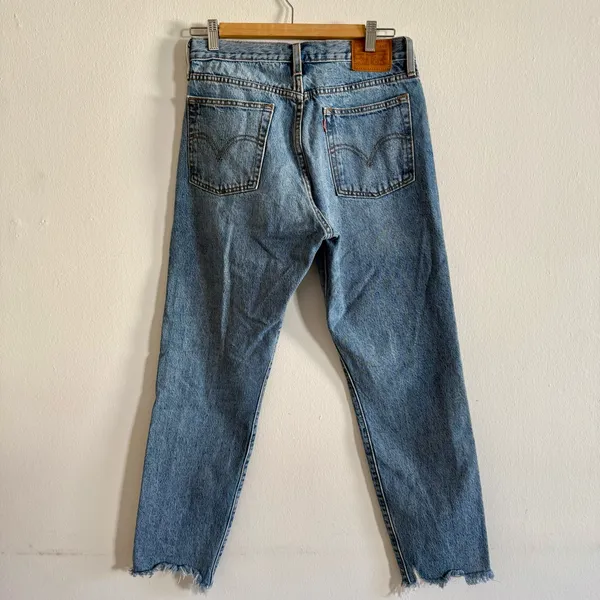 Levi’s Wedgie Blue Denim Jeans - Image 2