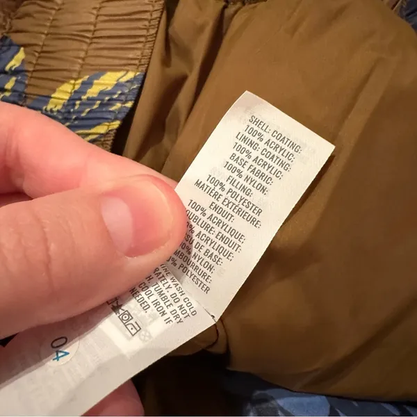 Offline by Aerie Bronze Floral Chillside Snow Puffer Ski Pants Sz L NEW‎ - Image 9