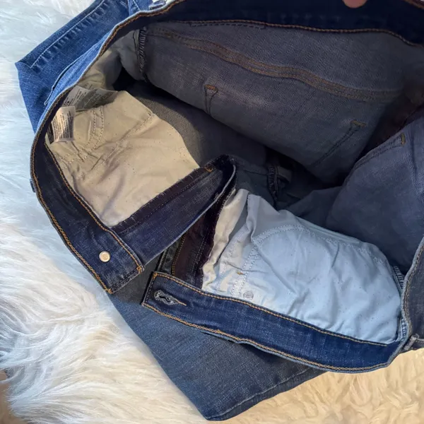Levis 311 Shaping Skinny Jeans Blue Denim Mid Rise Size 31 Womens - Image 6