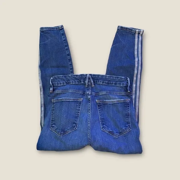 Good American Good Legs Side Stripe Skinny Jean 10/30 - Image 2