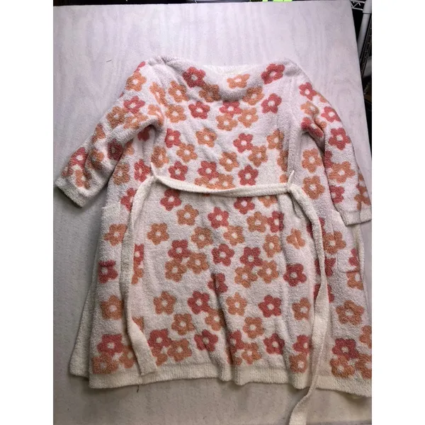 The Styled Collection Madi Nelson Robe Womens S/M‎ Pink Orange Flower Cozy - Image 9