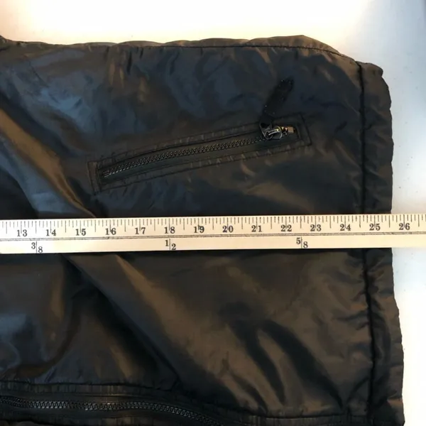 Columbia Womens Windbreaker Jacket Cinch Waist Packable Zip Pockets Black XL - Image 6
