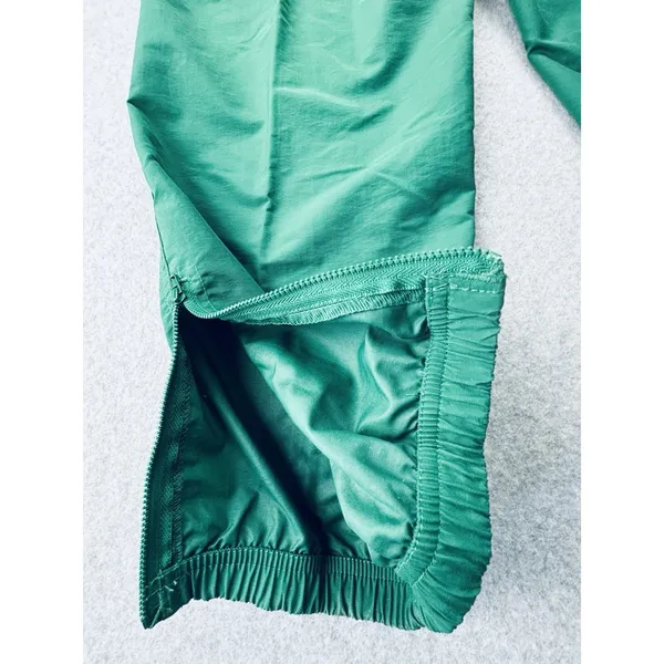 Vintage‎ Tommy Hilfiger Track Pants Green Baggy Windbreaker Logo Mens M NWT 90s - Image 6
