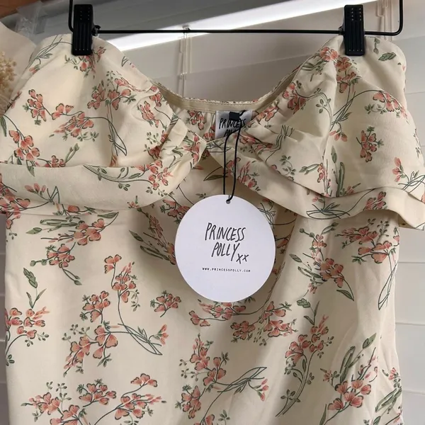 Princess Polly Irena Strapless Mini Dress floral NWT size 12 - Image 5