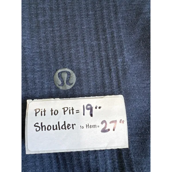 Lululemon Peloton Swiftly Tech Short Sleeve 2.0 Shirt Navy Blue Womens Size S - Image 4