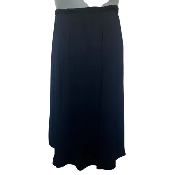 Vtg Y2K Another Thyme Maxi Chiffon Pull On Skirt XL Whimsigoth Minimal Artsy - Image 2