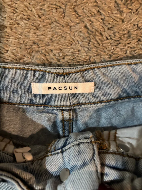 Small PacSun blue jean shorts  - Image 3