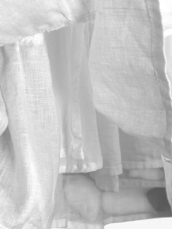 ARITZIA Wilfred Bouquet Linen Skirt M White $148 Retail NWOT - Image 7