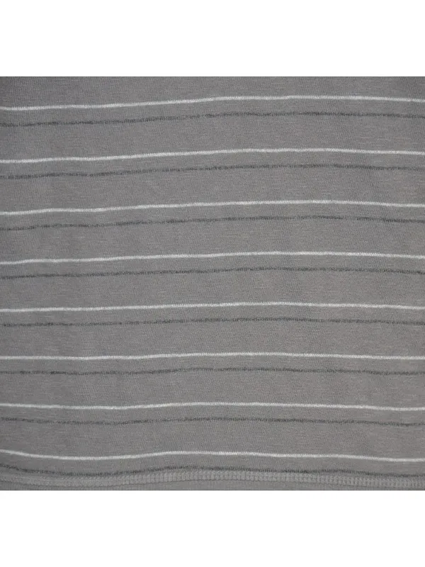 Standard James Perse Sweatshirt Size 1 S Gray Stripe Supima Cotton Made USA - Image 4