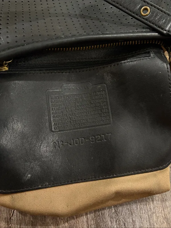 COACH VINTAGE 2000-Perforated leather mini hobo bag-Serial number J0D-9217 - Image 7