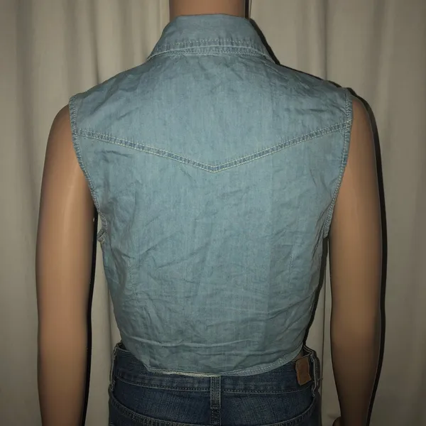 Forever 21 waist tie collared shirt - Image 3