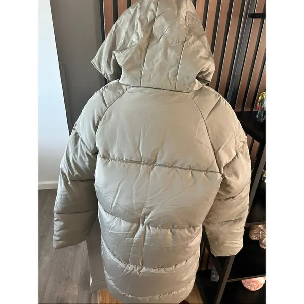 SHEIN green puffy jacket winter jacket size s - Image 4