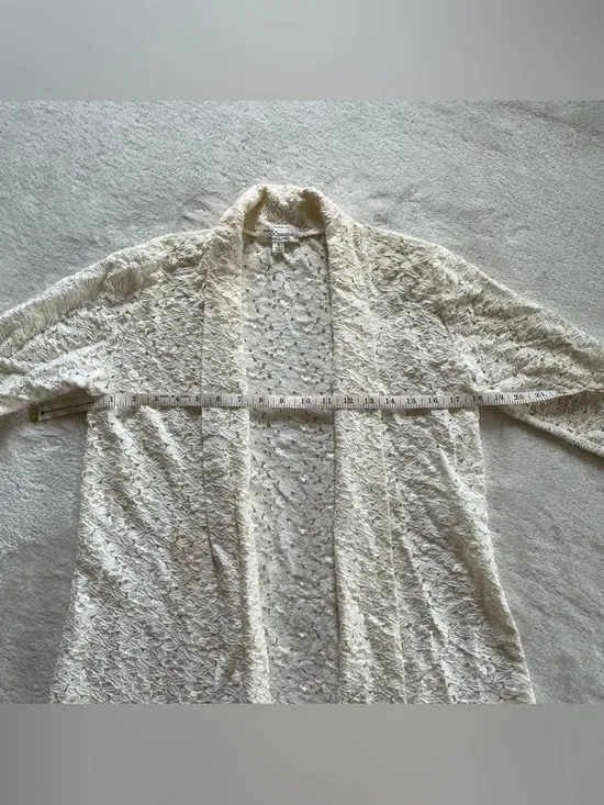 Eve & Maddie Oversized Lace Cardigan size S - Image 5